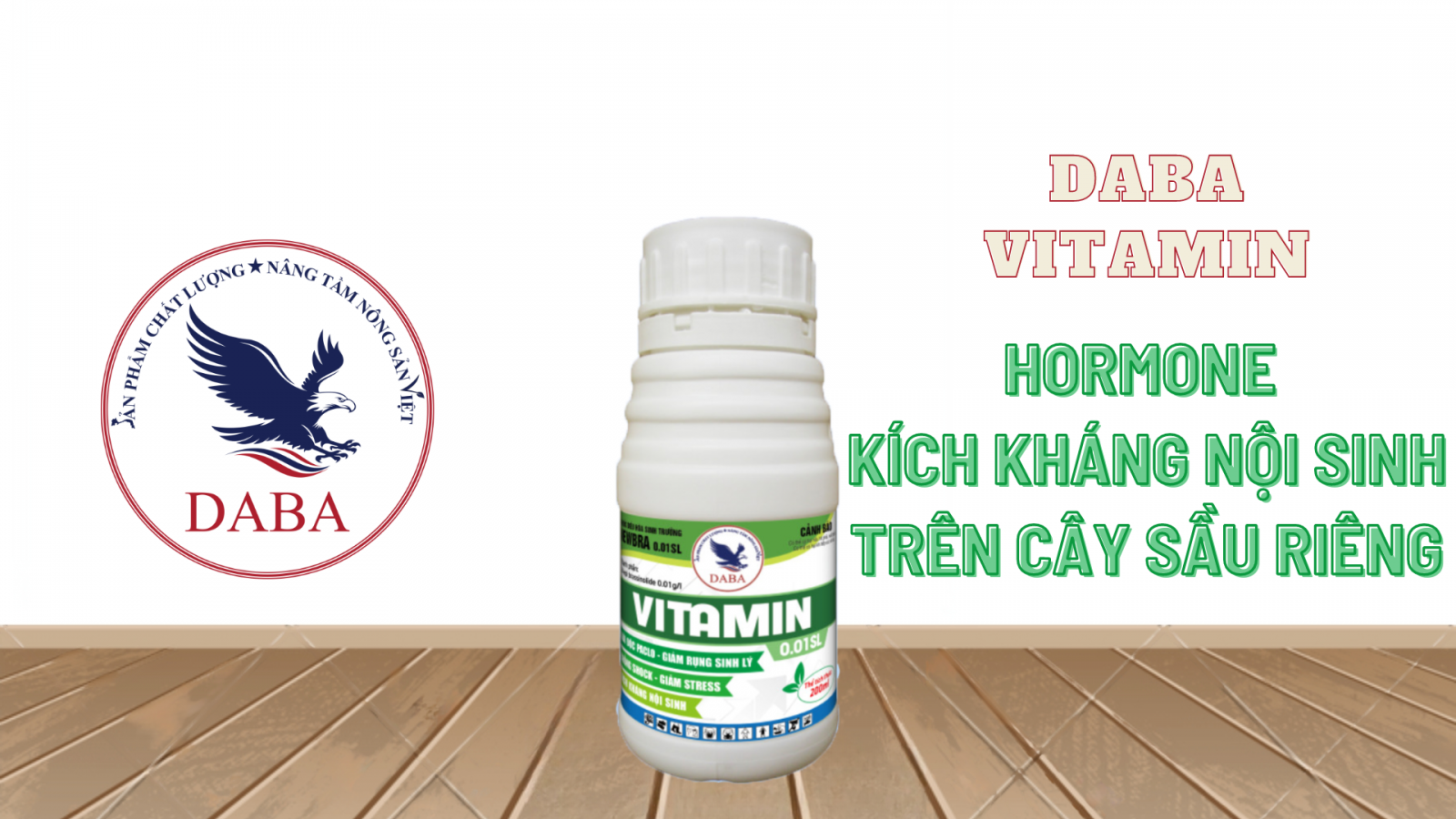 DABA VITAMIN - Hormone kích kháng nội sinh trên cây sầu riêng