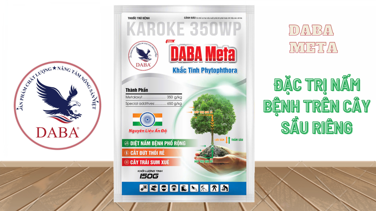 DABA Meta - Đặc trị nấm bệnh trên cây sầu riêng